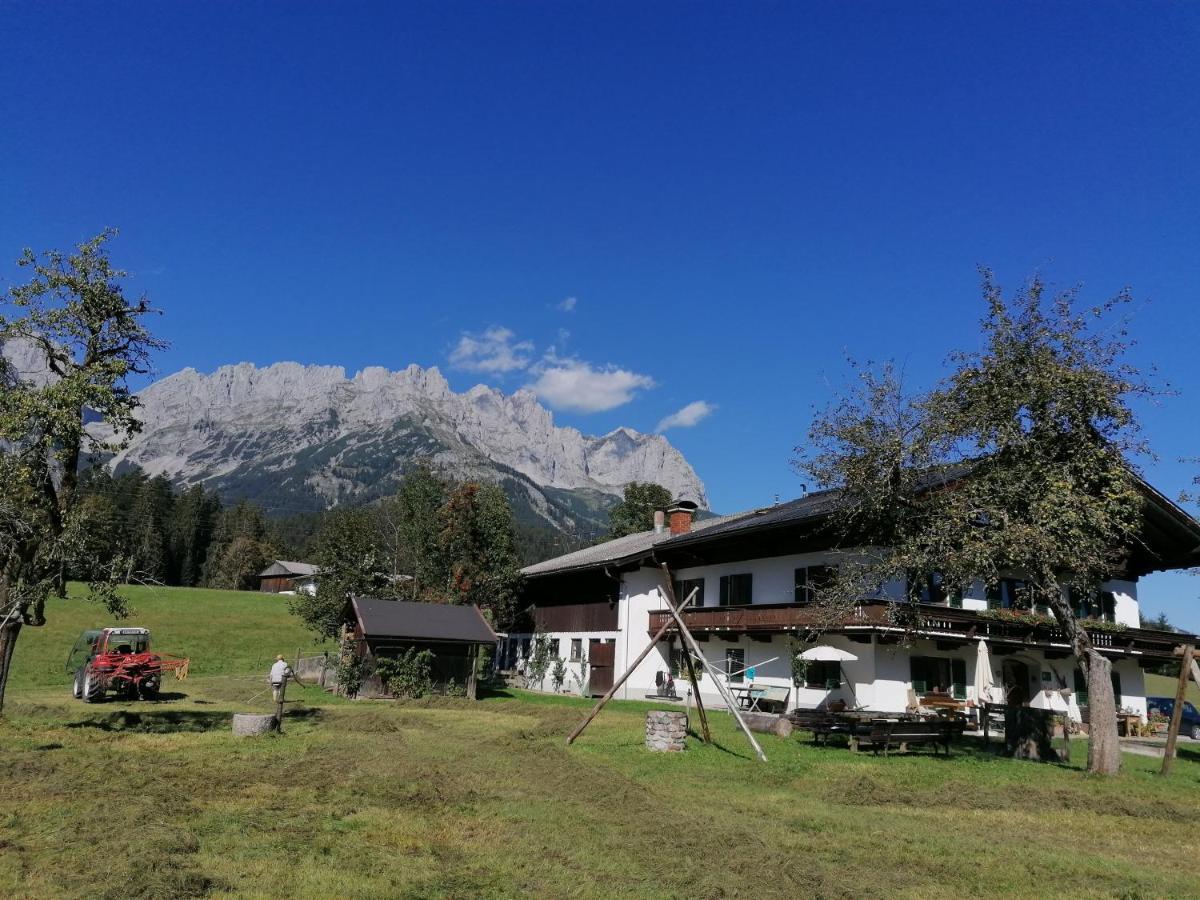 Hotel Pension Sunnbichl Going am Wilden Kaiser Exterior foto