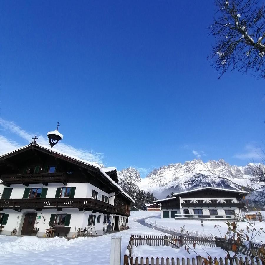 Hotel Pension Sunnbichl Going am Wilden Kaiser Exterior foto